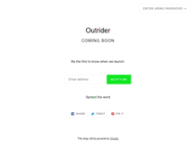 Tablet Screenshot of outrider.net